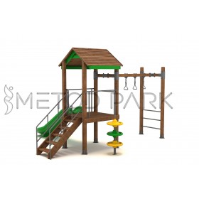 46 A Standard Wooden Playground